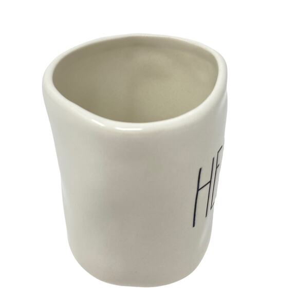 Rae Dunn Artisan Collection By Magenta HELLO White Ceramic Farmhouse Coffee Mug - Picture 7 of 7